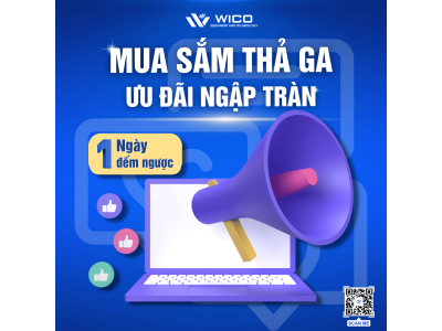 1 Ngày Đếm Ngược Tới SALE 11/11 - Wico Mua Sắm Thả Ga, Ưu Đãi Ngập Tràn!