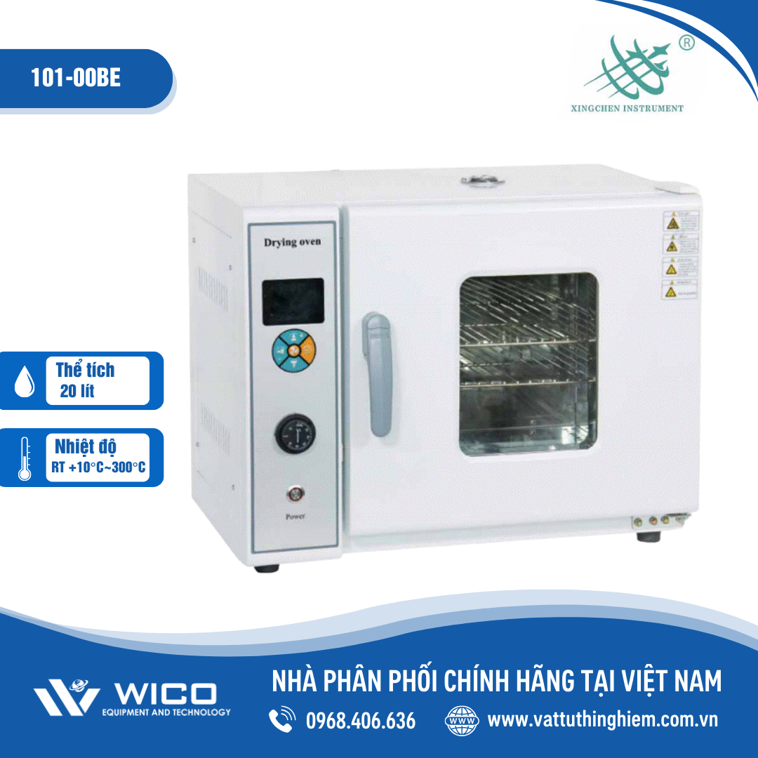 Tủ sấy Trung Quốc 20 lít Xingchen 101-00BE (Buồng Inox - Bộ điều khiển PID - Hiện số)