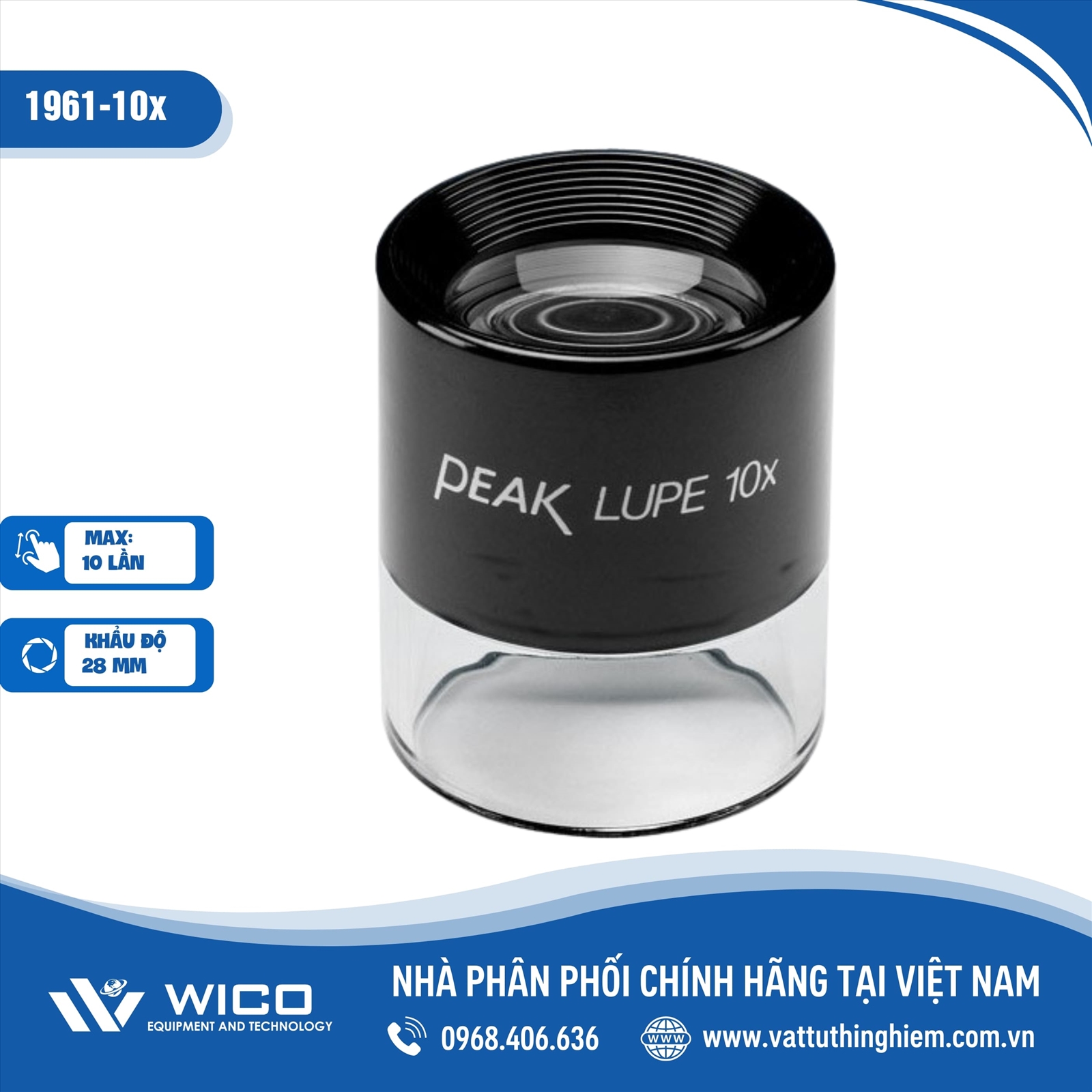 Kính lúp Peak cầm tay 1961-10X (phóng đại 10X)