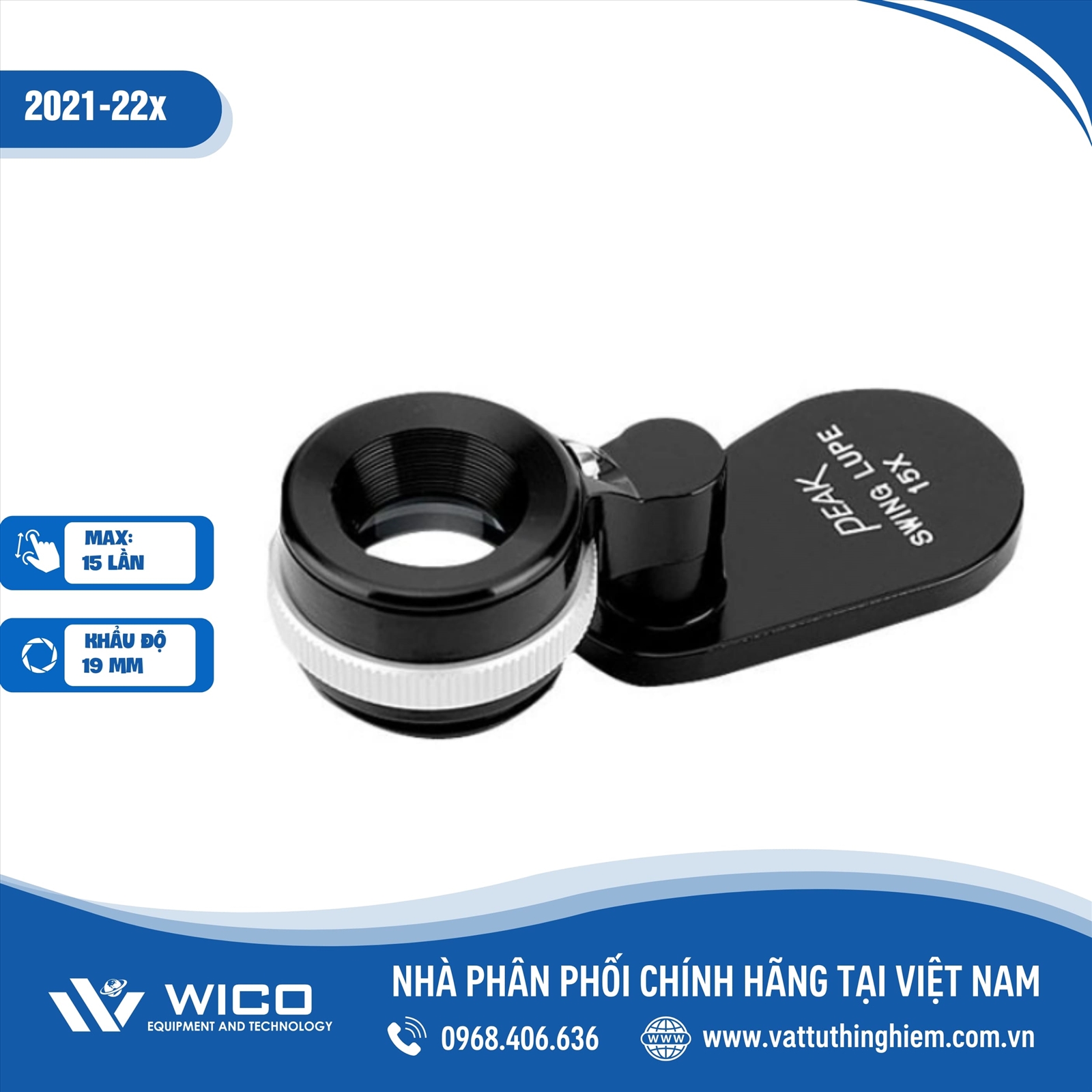 Kính lúp Peak cầm tay 2021-22X (độ phóng đại 22X)