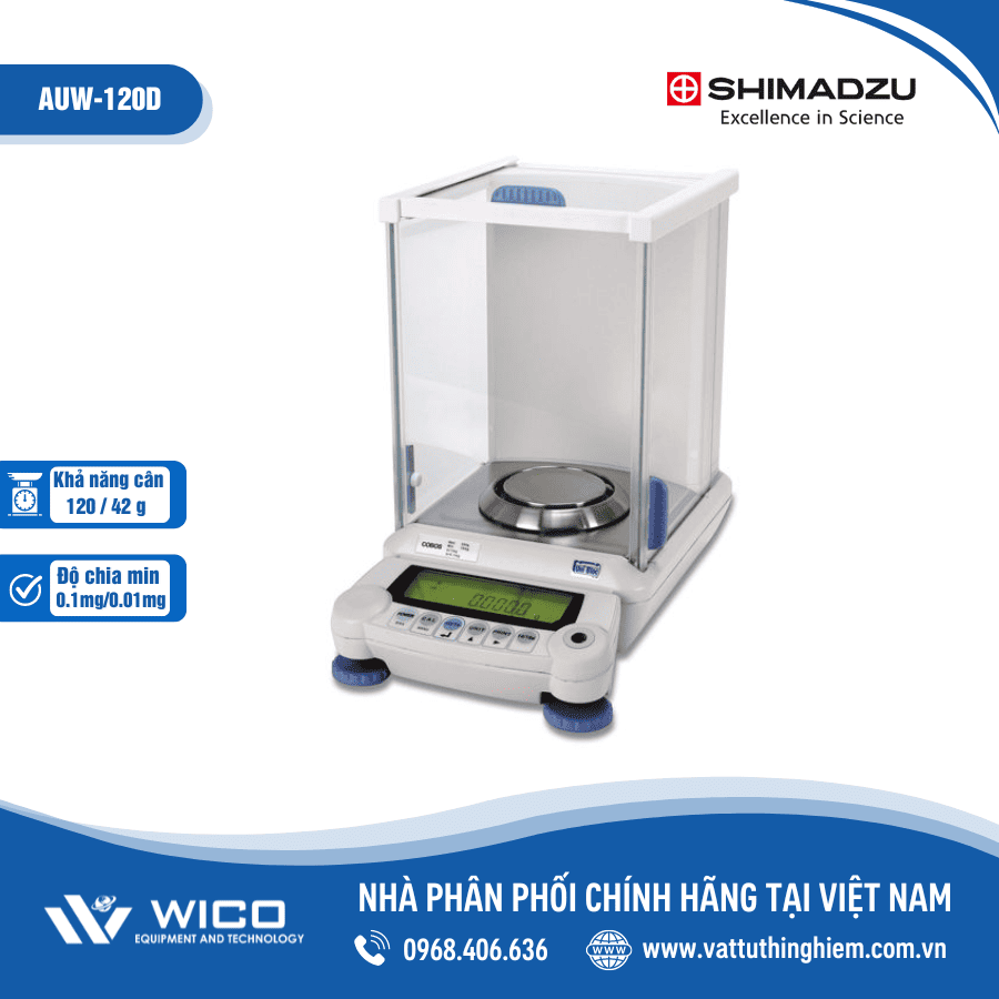 Cân phân tích 5 số Shimadzu AUW-120D