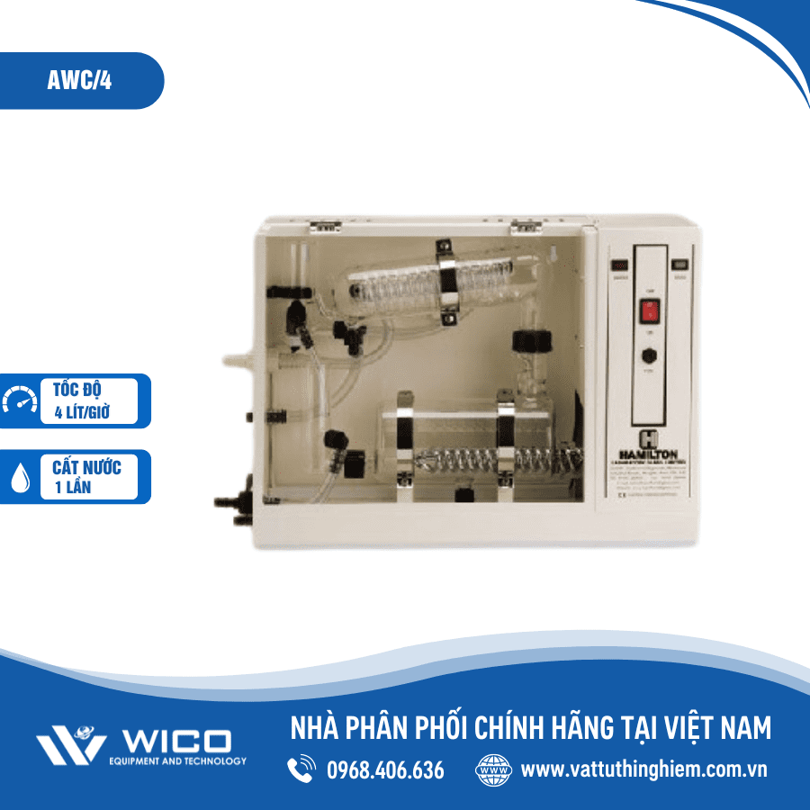 Máy cất nước 1 lần Hamilton AWC/4 (4 lít / giờ)