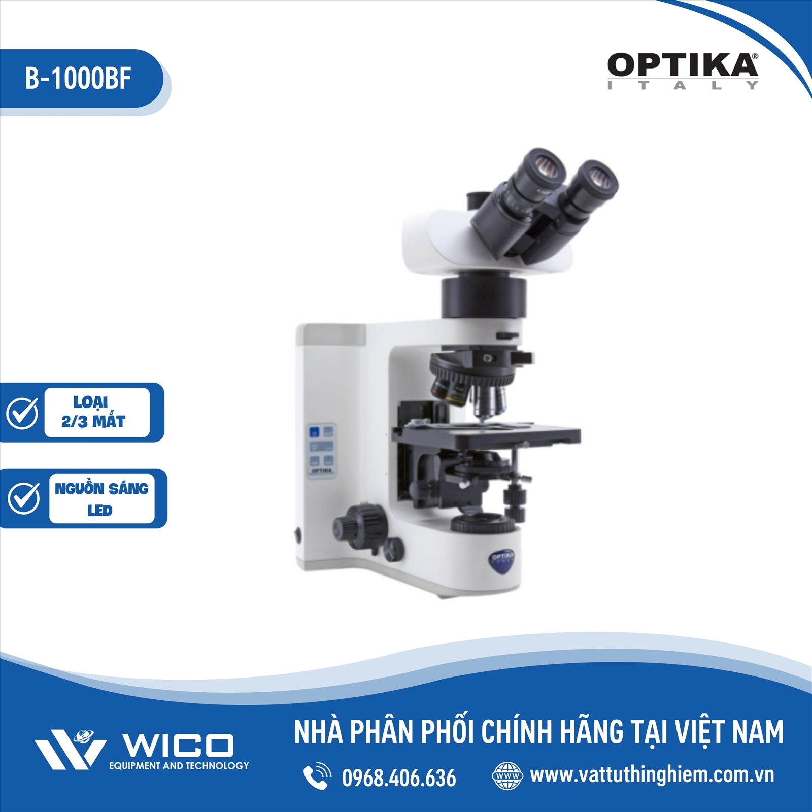 Kính Hiển Vi Phản Pha Optika B-1000BF