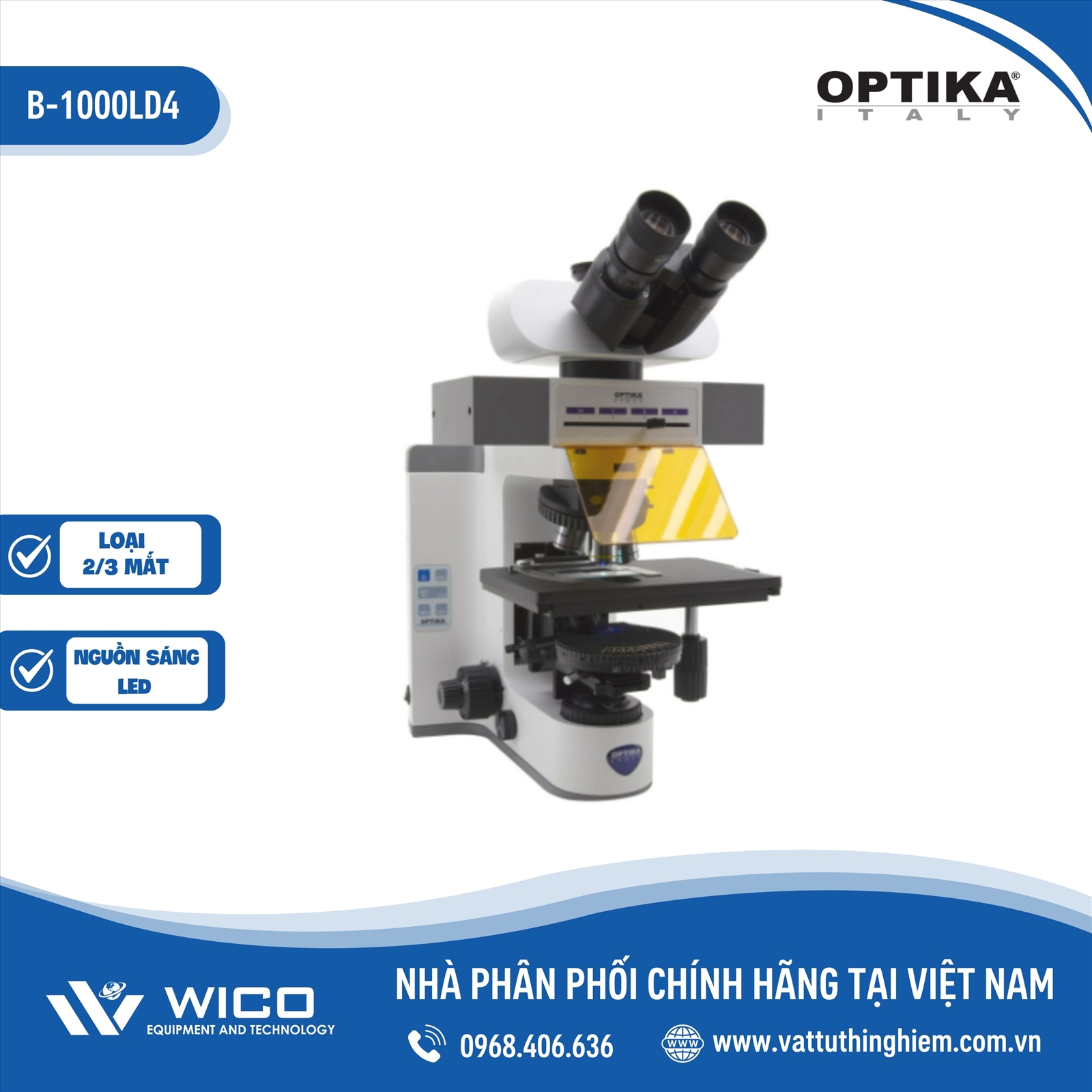 Kính Hiển Vi Phản Pha Optika B-1000LD4