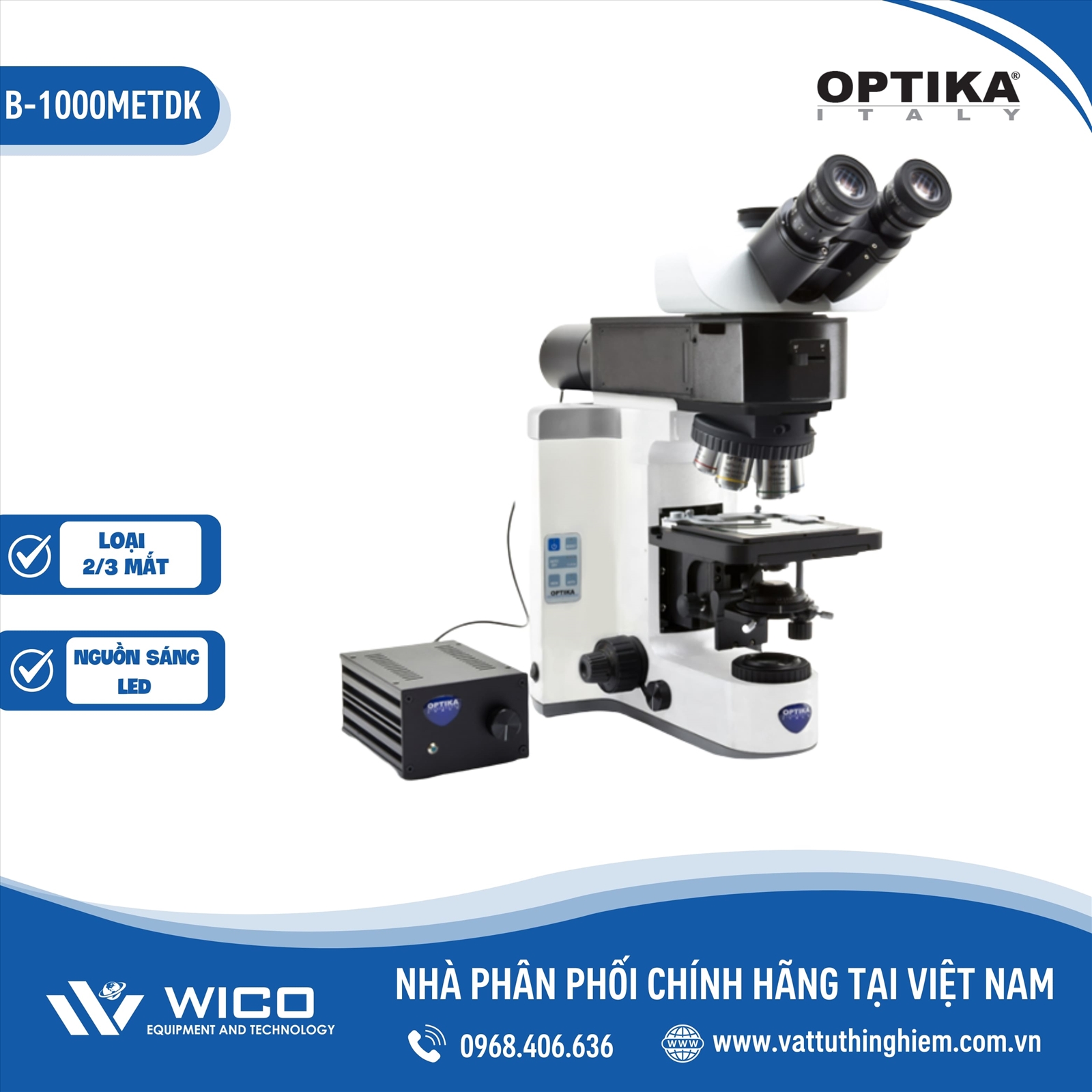 Kính Hiển Vi Phản Pha B-1000METDK