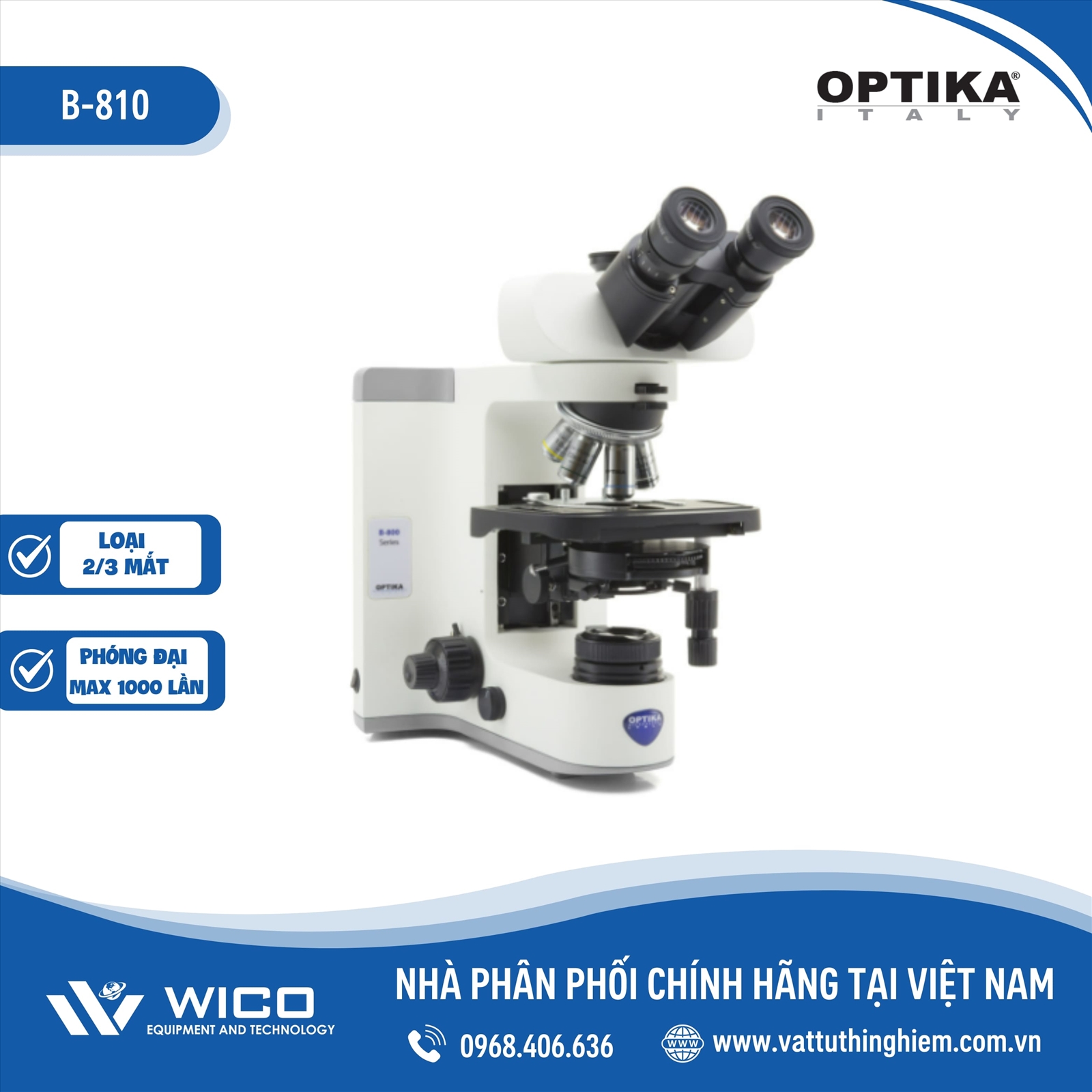 Kính Hiển Vi Phản Pha Optika B-810