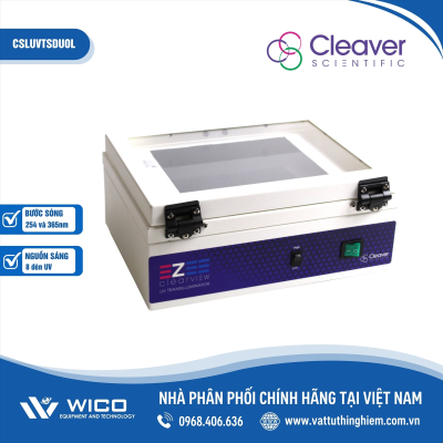 Bàn soi gel bước sóng kép 254 và 365nm Cleaver Scientific CSLUVTSDUOL