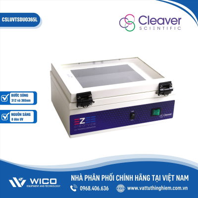 Bàn soi gel bước sóng kép 312 và 365nm Cleaver Scientific CSLUVTSDUO365L
