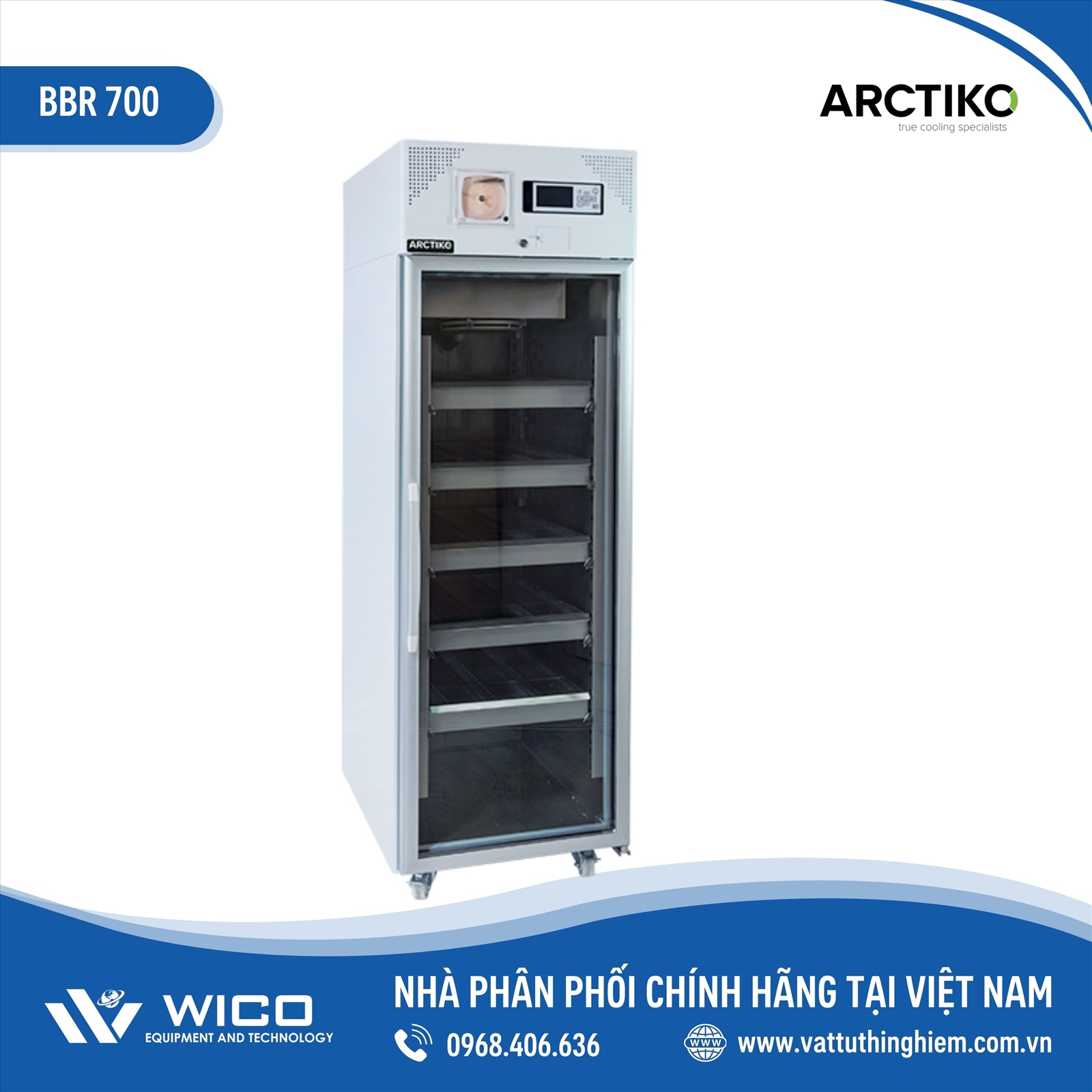 Tủ Trữ Máu Chuyên Dụng 628 Lít Arctiko Đan Mạch BBR 700-D