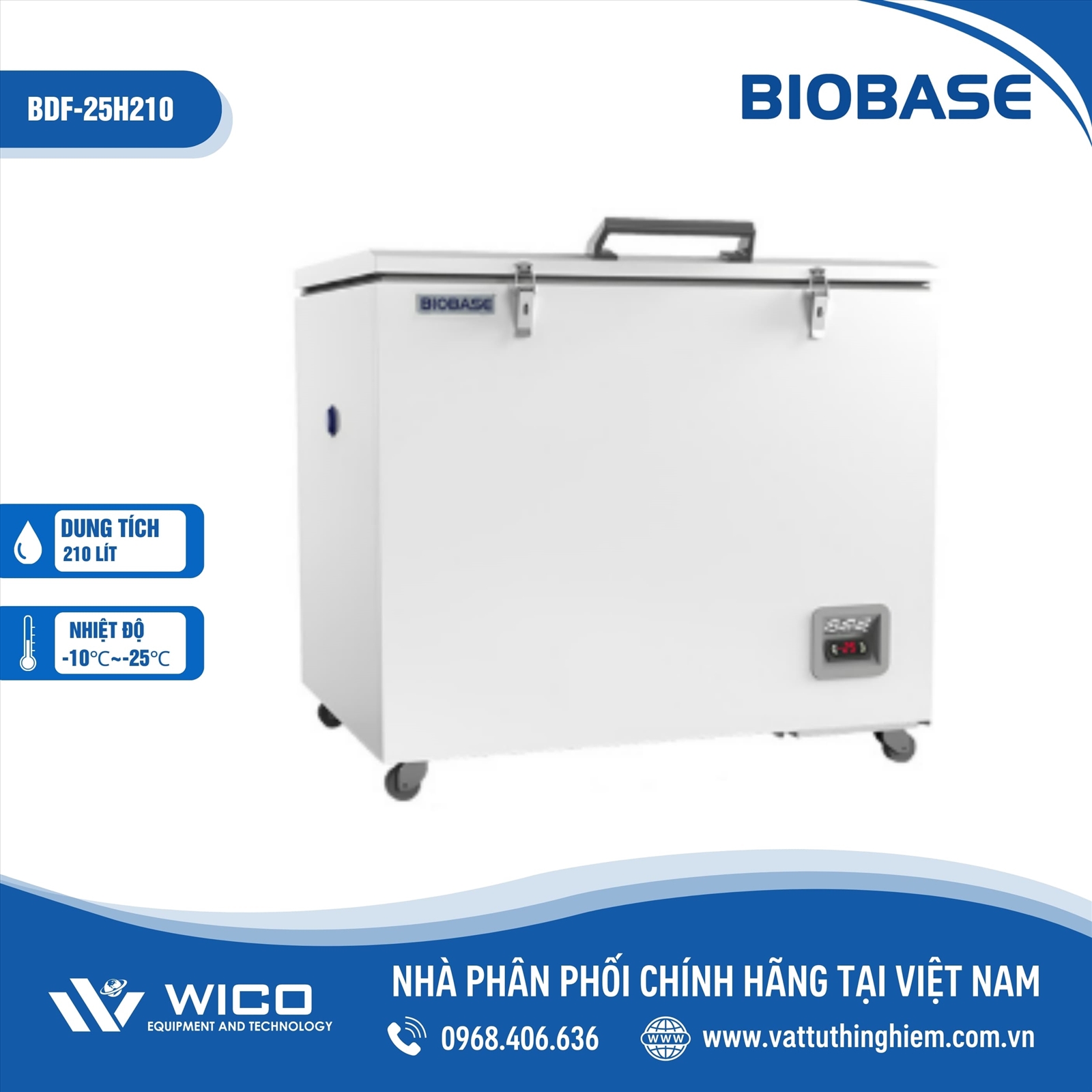 Tủ Lạnh Âm Sâu -25 Độ C Biobase BDF-25H210