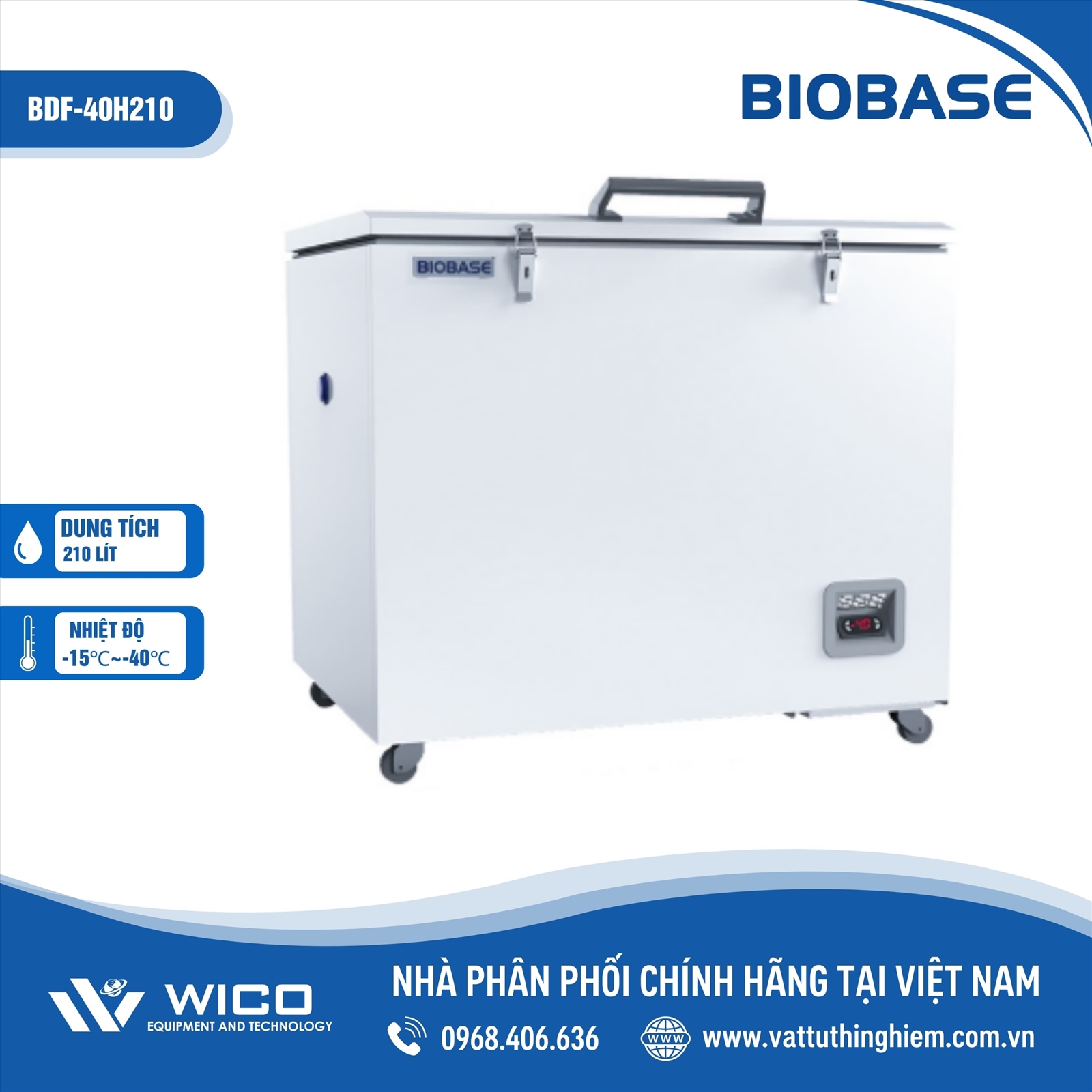 Tủ Lạnh Âm Sâu -40 Độ C Biobase BDF-40H210