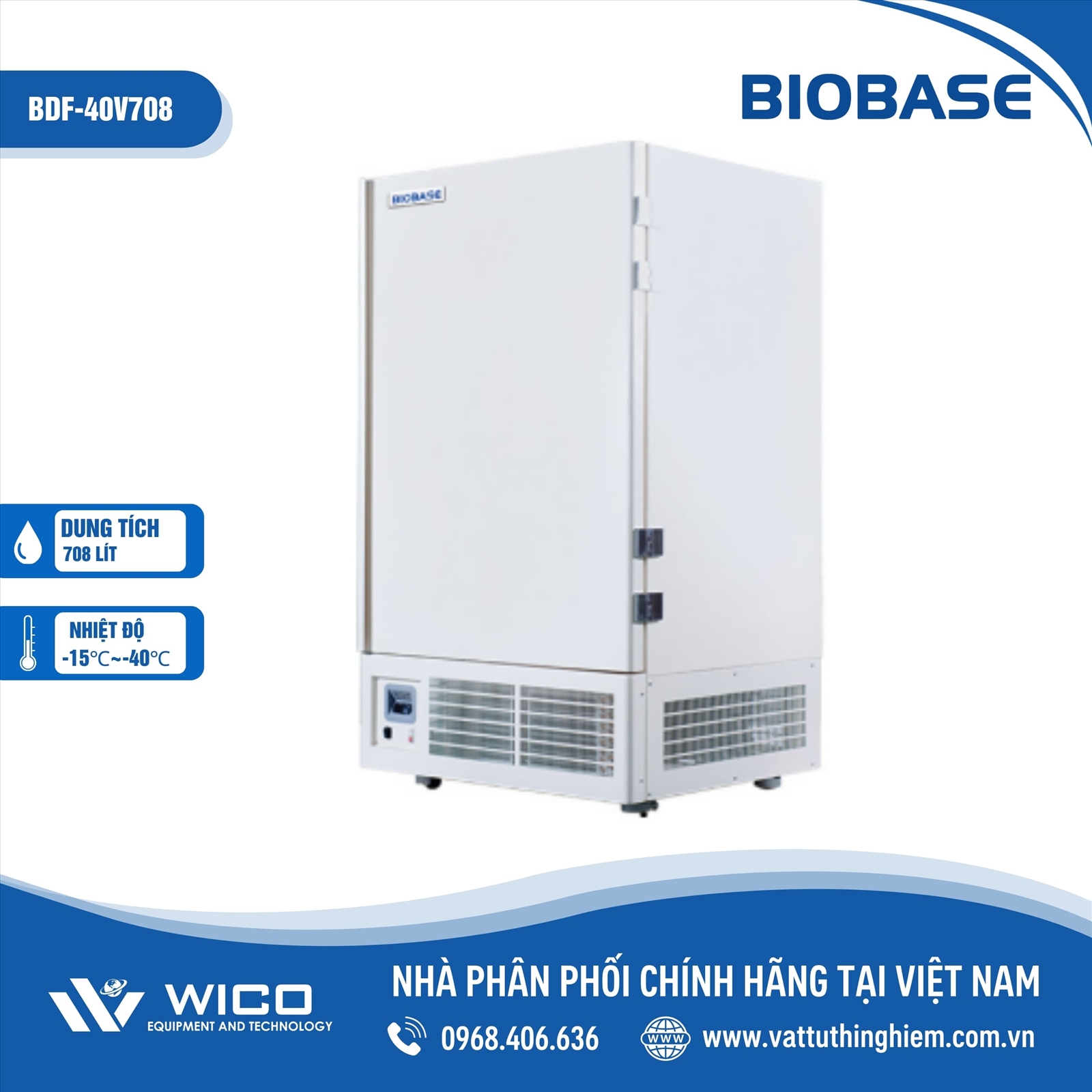 Tủ Lạnh Âm Sâu -40 Độ C Biobase BDF-40V708