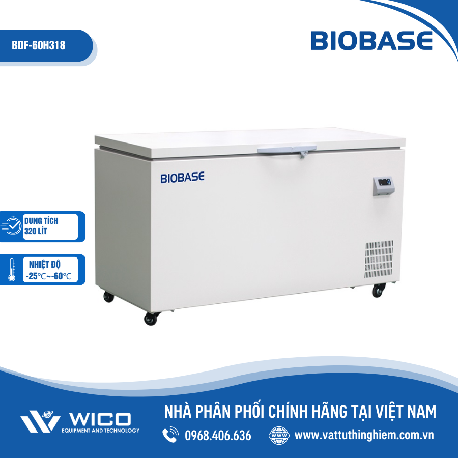 Tủ Lạnh Âm Sâu -60 Độ C Biobase BDF-60H318