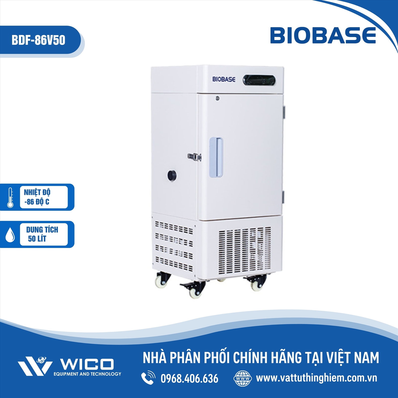 Tủ Lạnh Âm Sâu -86 Độ C Biobase BDF-86V50