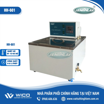 Bể cách thủy gia nhiệt tuần hoàn Zenith Lab HH-601