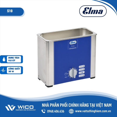 Bể rửa siêu âm 1 lít Elma S10