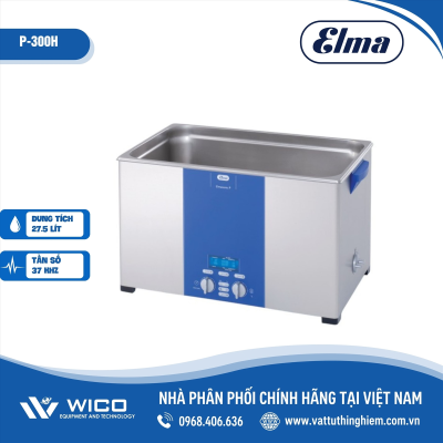 Bể rửa siêu âm 2 tần số Elma P300H