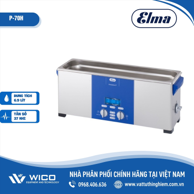 Bể rửa siêu âm 2 tần số Elma P70H