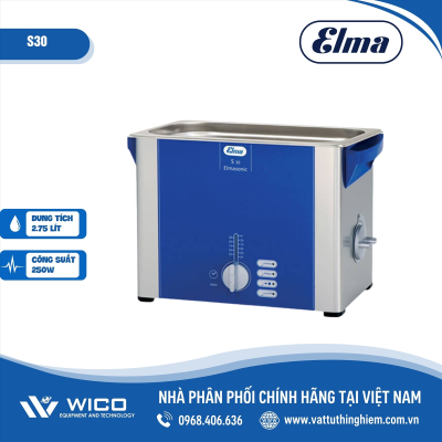 Bể rửa siêu âm 3 lít Elma S30