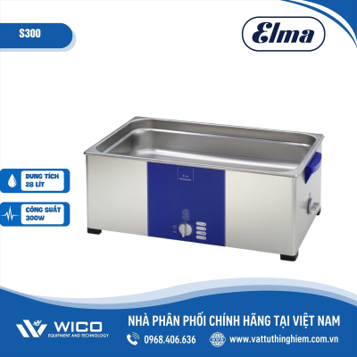 Bể rửa siêu âm 30 lít Elma S300