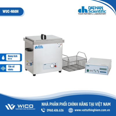Bể rửa siêu âm 60 lít Daihan WUC-N60H