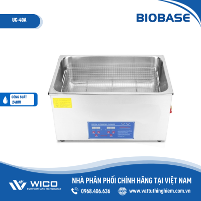Bể rửa siêu âm Biobase 10 lít UC-40A | Trung Quốc