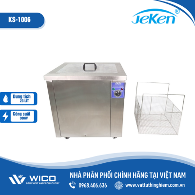 Bể rửa siêu âm công nghiệp Jeken KS-1006 (23 lít)