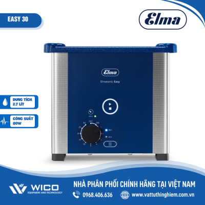 Bể rửa siêu âm Elma Easy 30