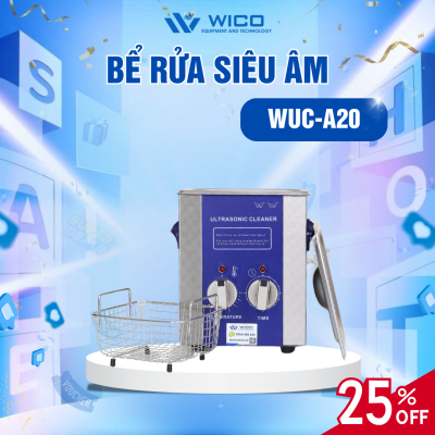 Bể Rửa Siêu Âm Jiayuanda WUC-A20 ⭐ Kiểu Núm Vặn