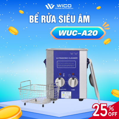 Bể Rửa Siêu Âm Jiayuanda WUC-A20 ⭐ Kiểu Núm Vặn