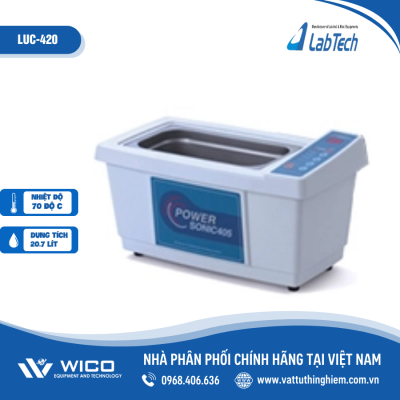 Bể rửa siêu âm Labtech - Hàn Quốc 20 lít LUC-420