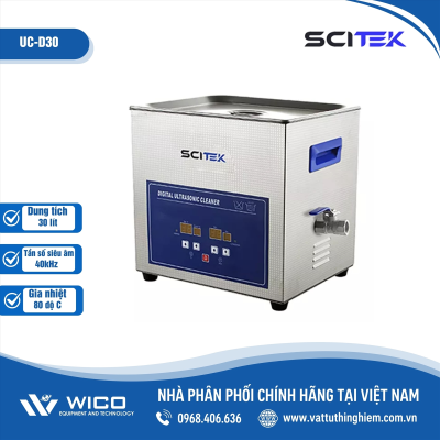 Bể Rửa Siêu Âm Scitek UC-D30 | 30 Lít