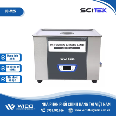 Bể Rửa Siêu Âm Scitek UC-M25 | 22 Lít