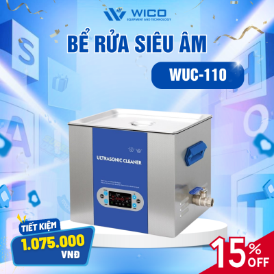 Bể Rửa Siêu Âm Trung Quốc WUC-110 ⭐ 11 Lít - Màn Hình LCD