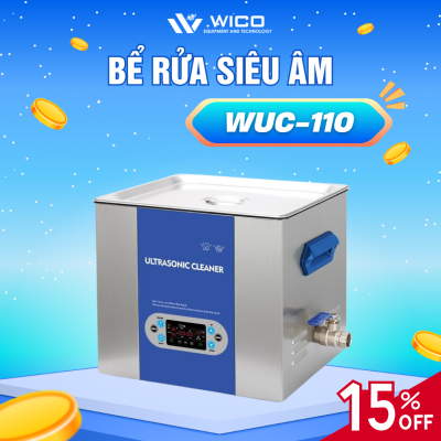 Bể Rửa Siêu Âm Trung Quốc WUC-110 ⭐ 11 Lít - Màn Hình LCD