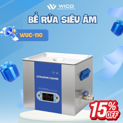 Bể Rửa Siêu Âm Trung Quốc WUC-110 ⭐ 11 Lít - Màn Hình LCD