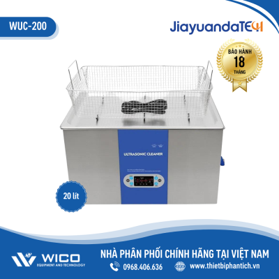 Bể Rửa Siêu Âm Trung Quốc WUC-200 ⭐ 20 Lít - Màn Hình LCD