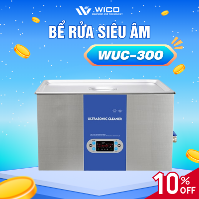 Bể Rửa Siêu Âm Trung Quốc WUC-300 ⭐ 30 Lít - Màn Hình LCD