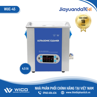 Bể Rửa Siêu Âm Trung Quốc WUC-45 ⭐ 4.5 Lít - Màn Hình LCD