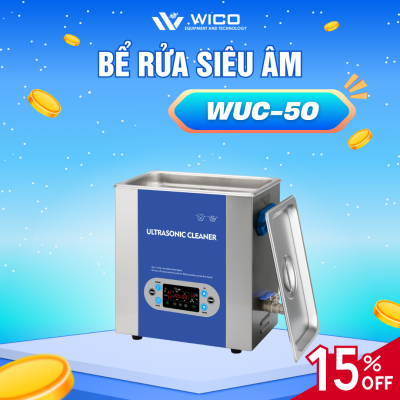 Bể Rửa Siêu Âm Trung Quốc WUC-50 ⭐ 5 Lít - Màn Hình LCD