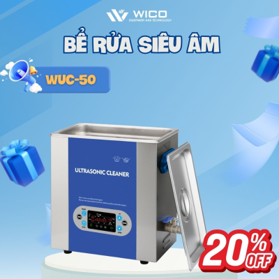 Bể Rửa Siêu Âm Trung Quốc WUC-50 ⭐ 5 Lít - Màn Hình LCD