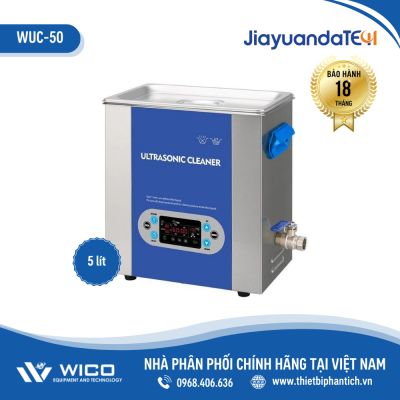 Bể Rửa Siêu Âm Trung Quốc WUC-50 ⭐ 5.0 Lít - Màn Hình LCD