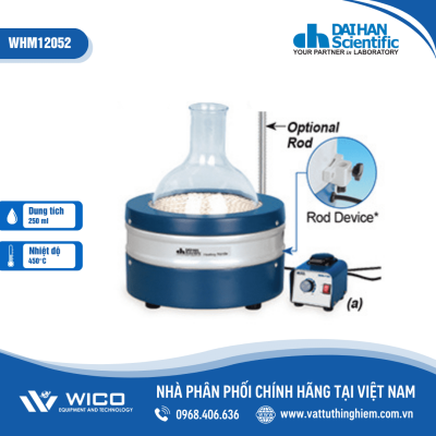 Bếp đun bình cầu có điều khiển từ xa 450°C, 250ml Daihan WHM12052