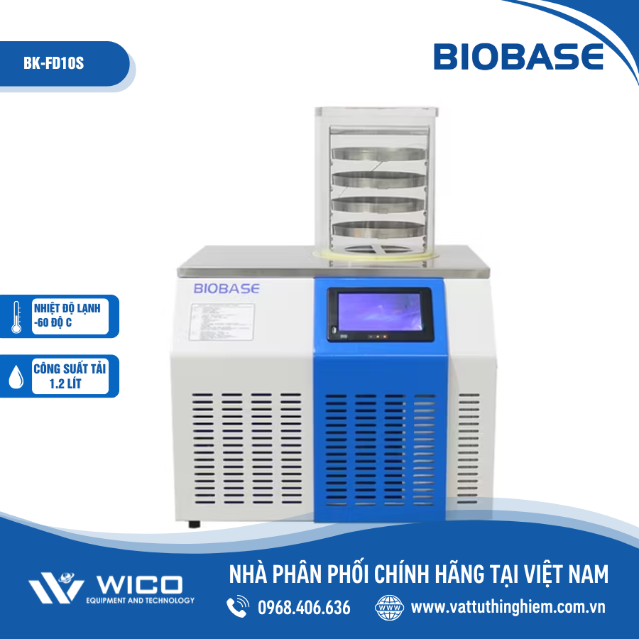 Máy Đông Khô Để Bàn Phòng Thí Nghiệm Biobase BK-FD10S