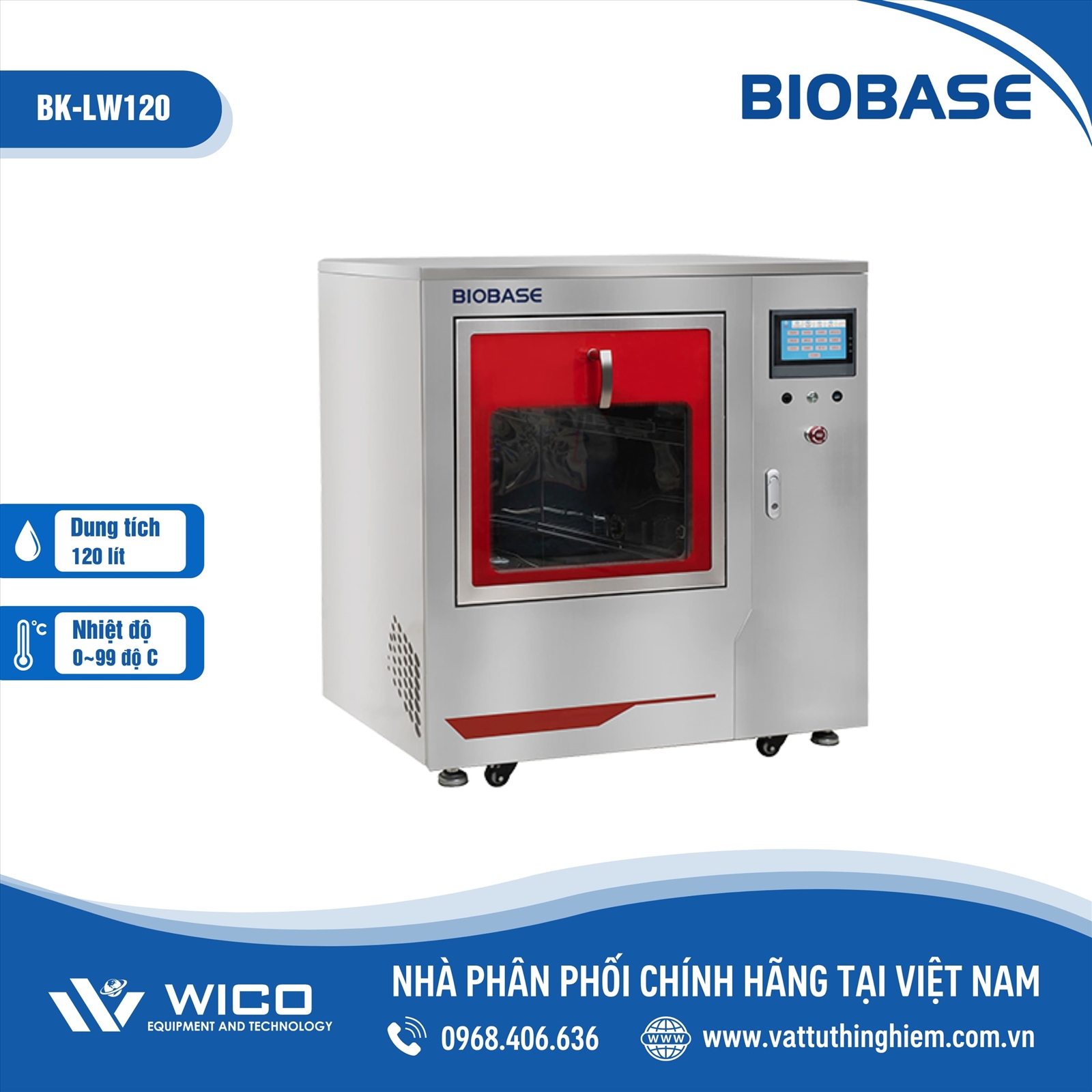 Máy Rửa Dụng Cụ Nha Khoa Biobase BK-LW120