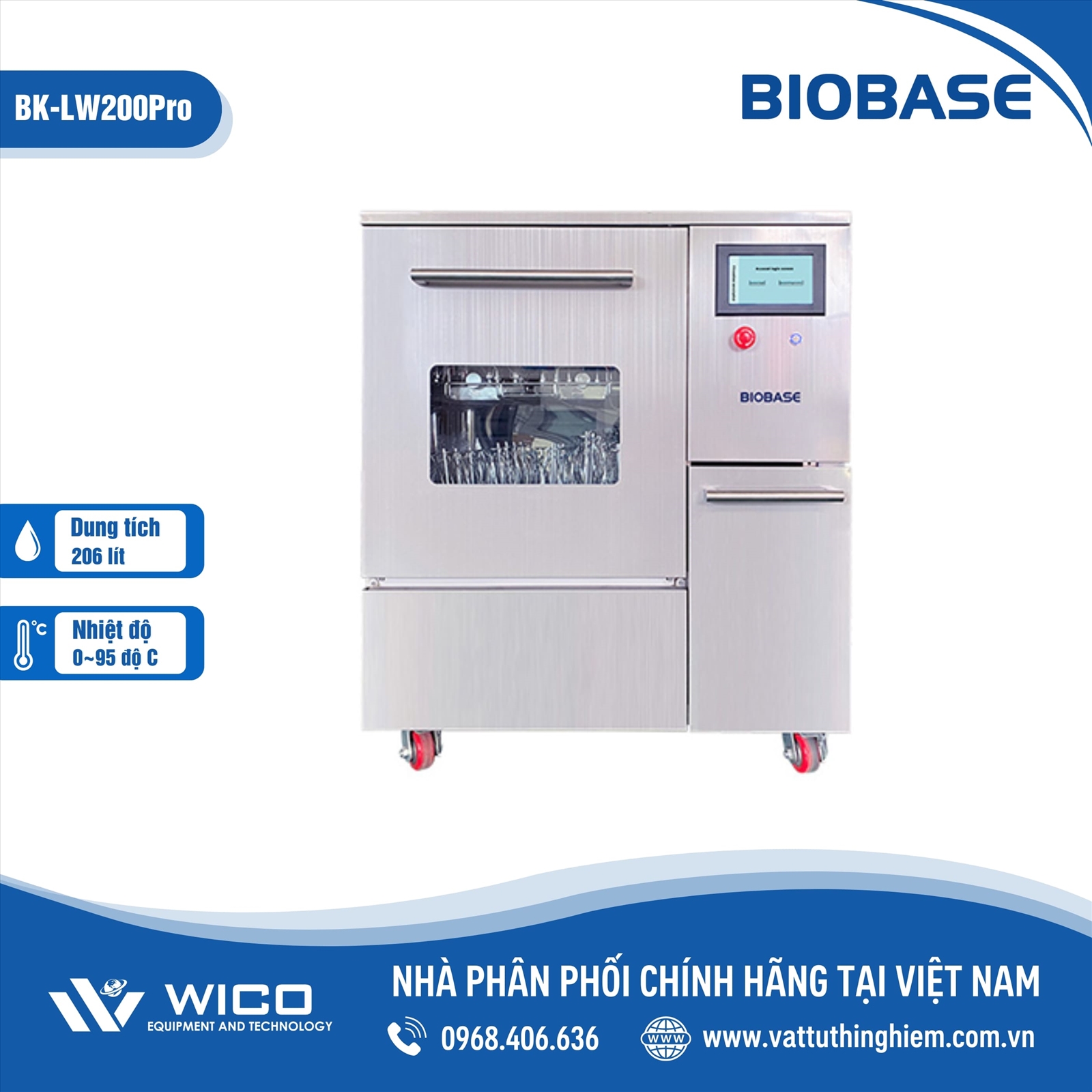 Máy Rửa Dụng Cụ Biobase BK-LW200Pro