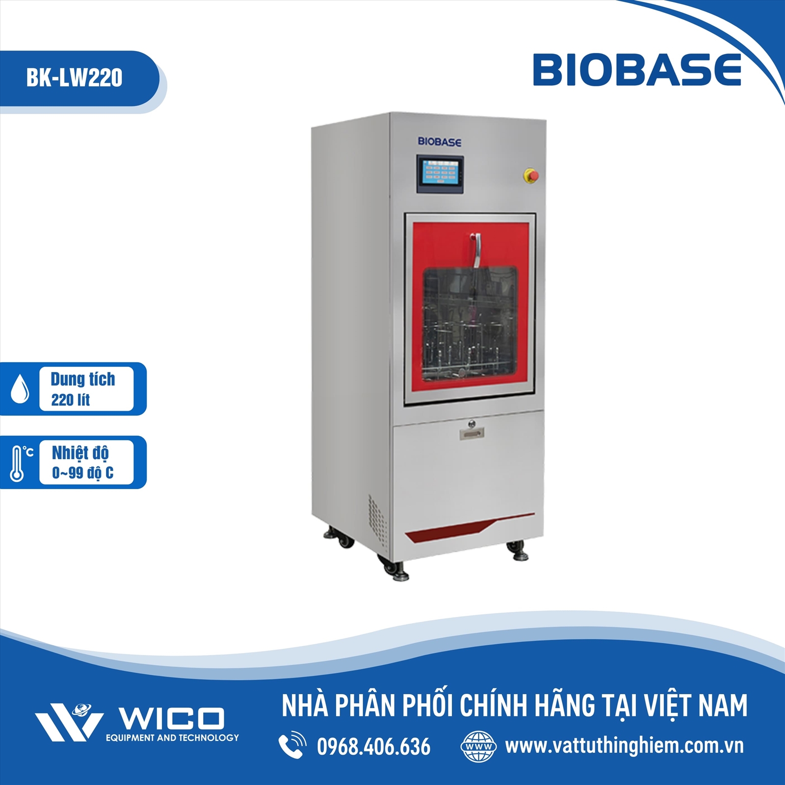 Máy Rửa Dụng Cụ Nha Khoa Biobase BK-LW220