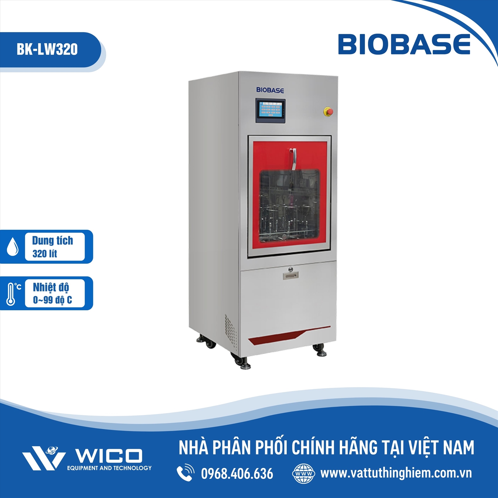 Máy Rửa Dụng Cụ Nha Khoa Biobase BK-LW320