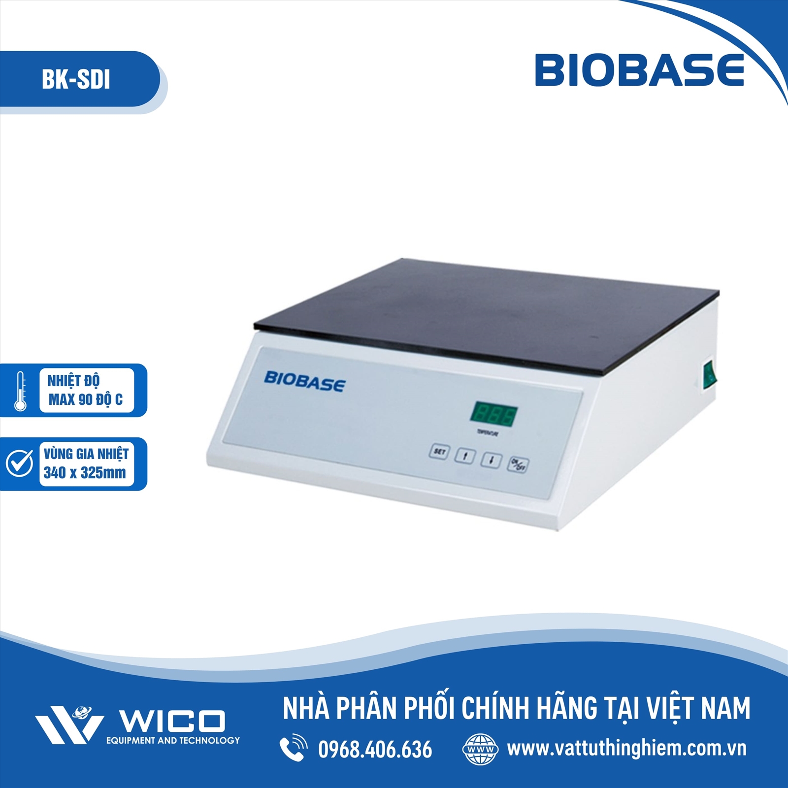 Máy Sấy Lam Kính BK-SDI - max 90 độ C - Biobase