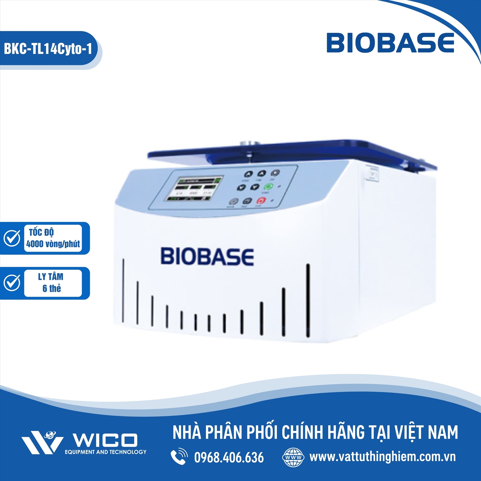 Máy Ly Tâm BKC-TL14Cyto-1 Biobase Trung Quốc